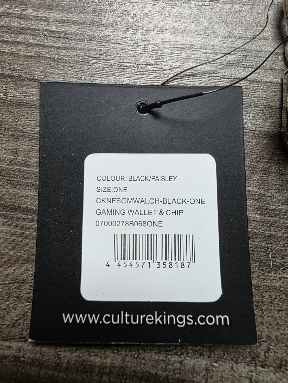 Culture Kings Not For Sale Wallet With Challenge Coin